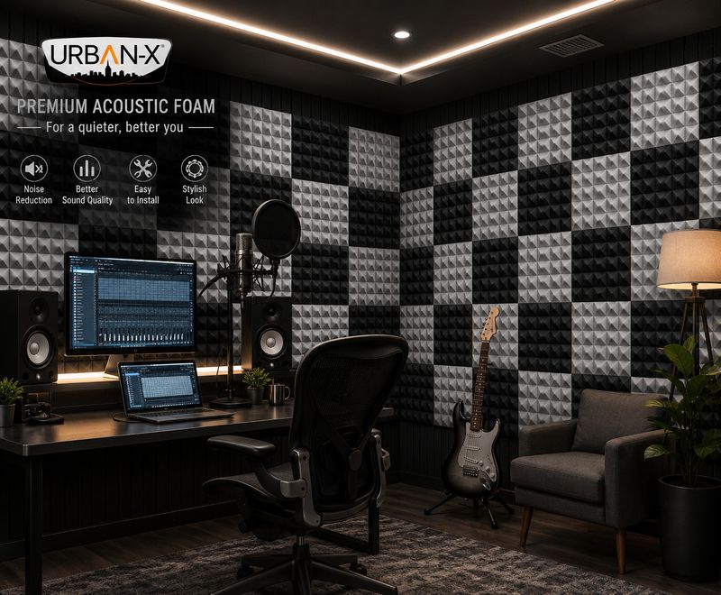 URBAN X Foam Pyramid Wall (18 Panels Multicolor) - Image 3