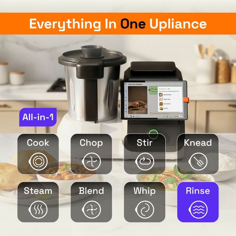 Upliance 1.0 AI Cooking Assistant, 1000W, White - Image 5