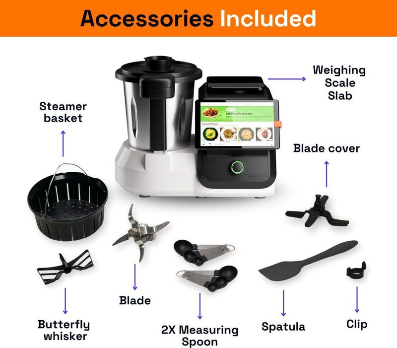 Upliance 1.0 AI Cooking Assistant, 1000W, White - Image 3