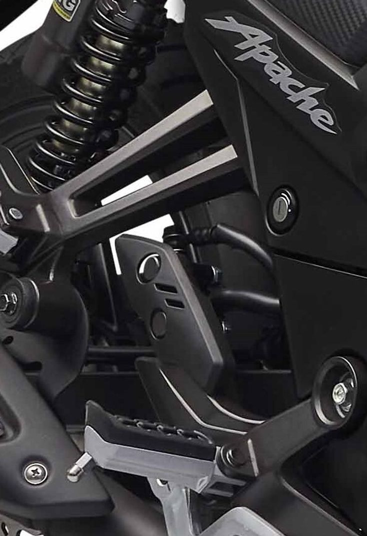 VKHAS Foot Rest for Apache, RTR 160, 160 4V - Image 6
