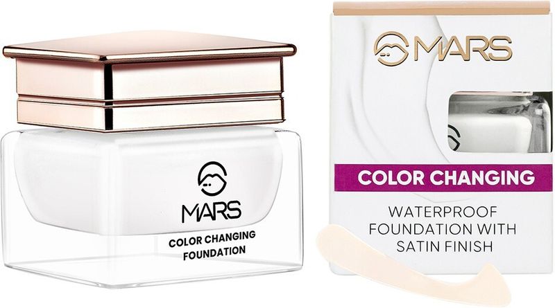 MARS Color Changing Waterproof Satin Finish Foundation (Fair, 20ml) - Image 4