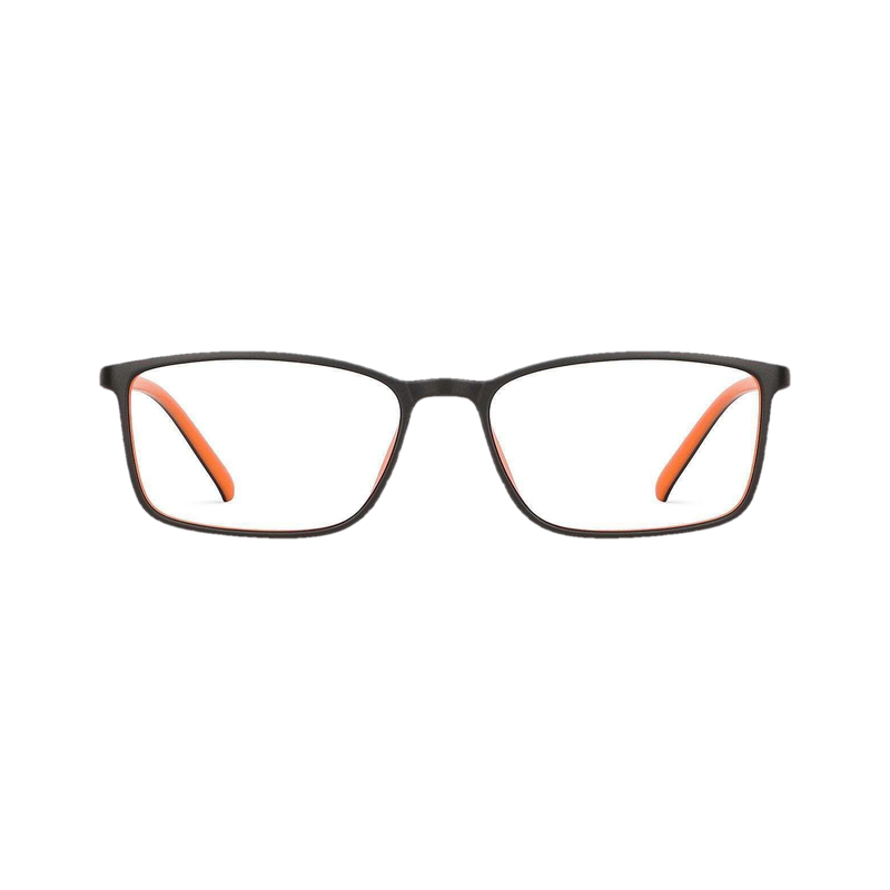 Full Rim Rectangle Anti Glare & Blue Cut Computer Glass For Men & Women (53 mm)