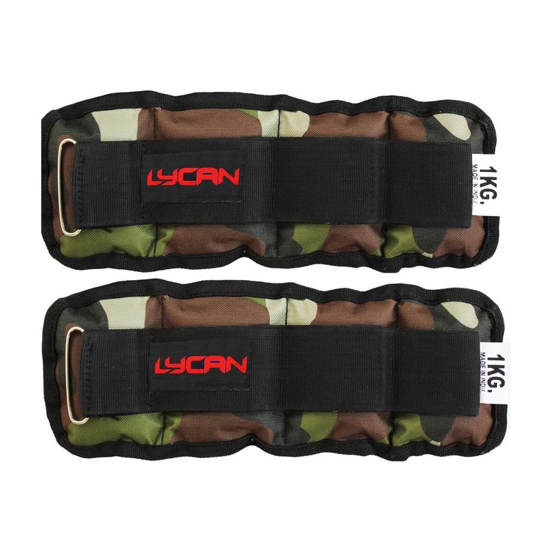LYCAN 1kg x 2pc Ankle & Wrist Weights - Image 2