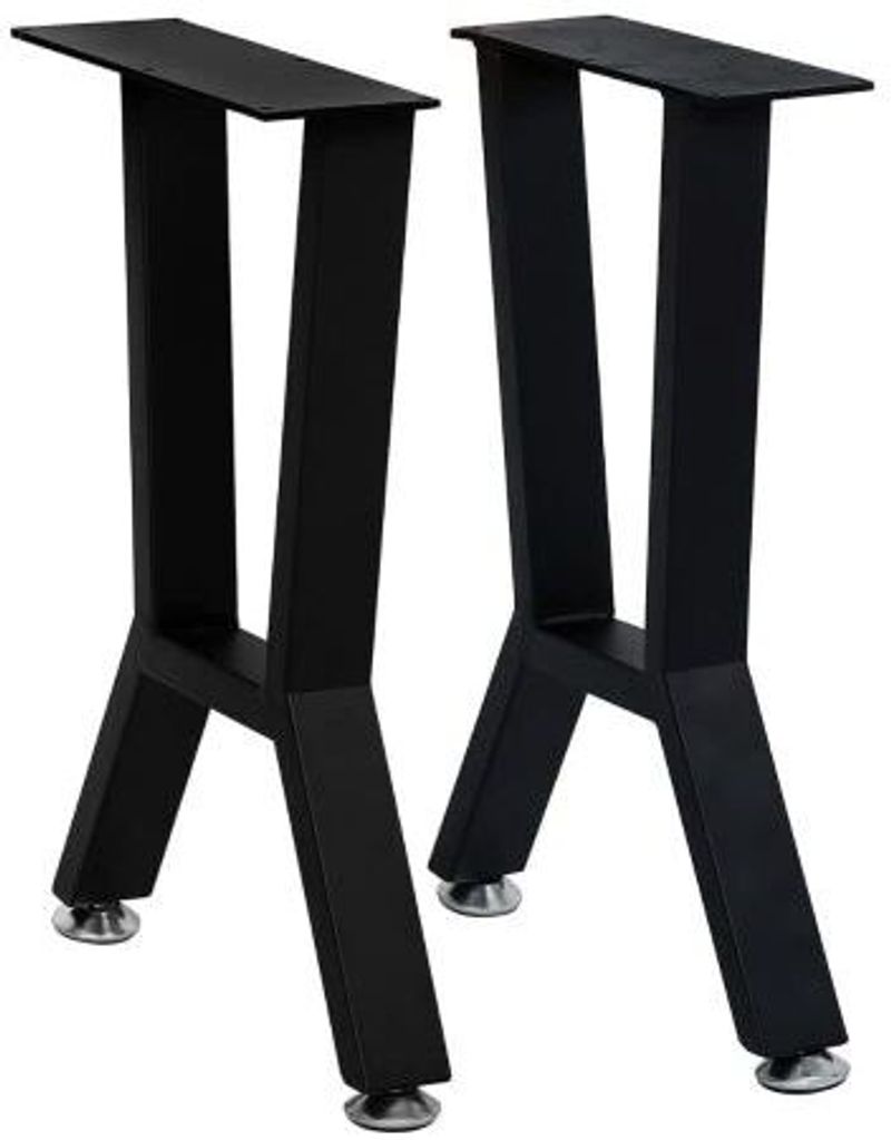 CARTVILLA Metal Table Legs 71cm Height 45cm Wide - Image 2