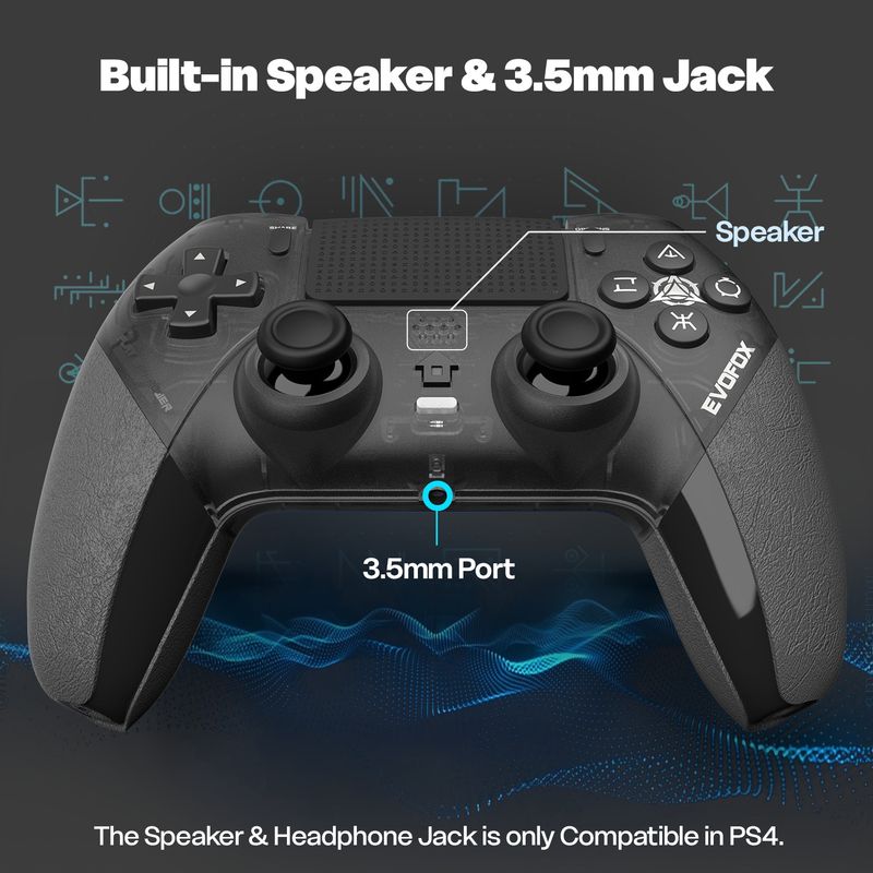 EVOFOX Play 2 PS4 Controller for PS5 - Image 6