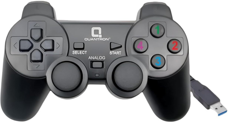 Quantron QGP -1800, Gamepad (Wired USB Gamepad with Dual Vibrati