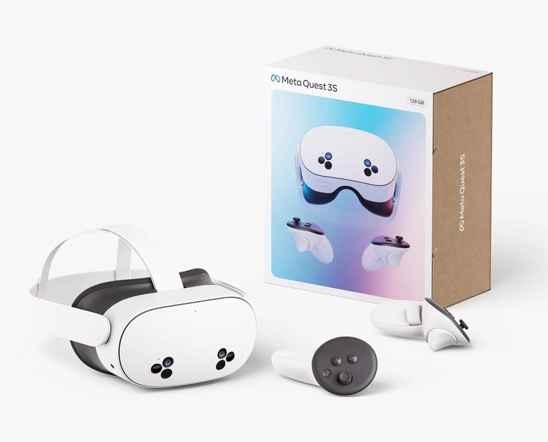 Meta Quest 3s 128gb Vr Console Unmatched Vr Gaming High-resolution Display Lightweight, Comfortable Design 128 Gb All--one Virtual Reality Experience