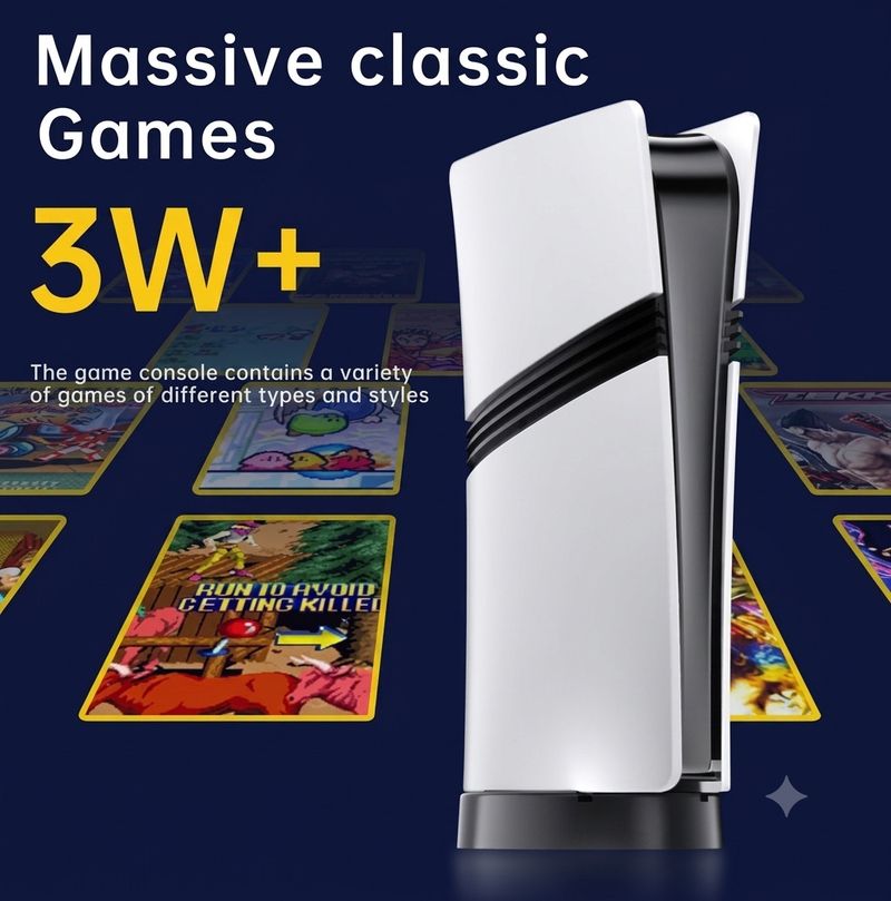 StyleNeste GS5 PRO Retro Gaming Console 64GB Black - Image 4