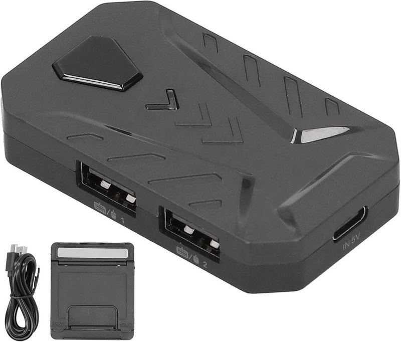GAMESOUL Gaming Keyboard Mouse Converter Adapter (Black) - Image 2