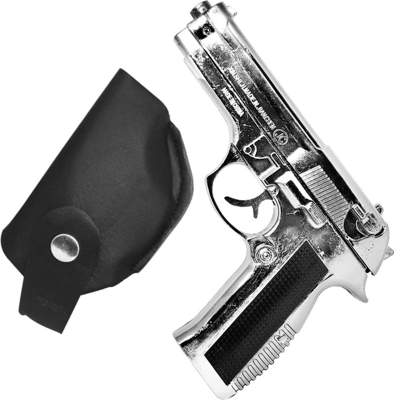 ZHut Windproof Gun Shape Lighter with Holster - Image 2
