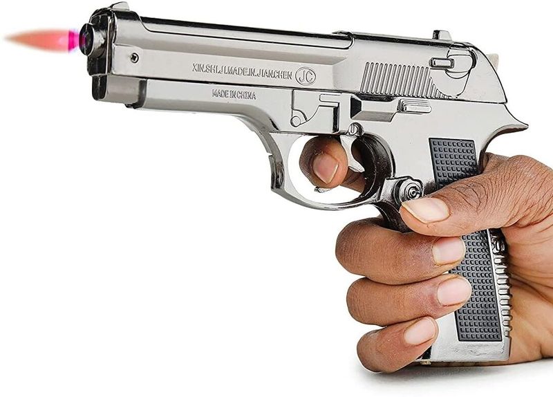 BIKRIFY 608 Heavy Metal Pistol Shape Barrel Pull Back - Image 3