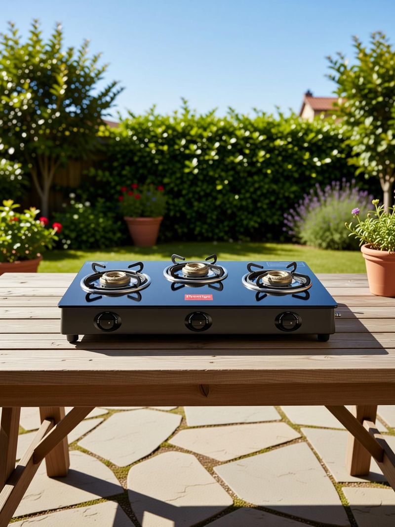 Prestige Atlas Plus High Effient Brass burner & Toughened Glass Automatic Gas Stove (3 Burners) - Image 6