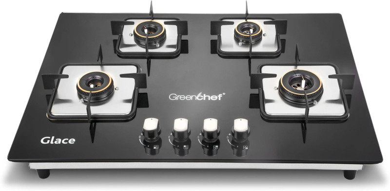 Greenchef Glace Glass Automatic Hob 4 Burners