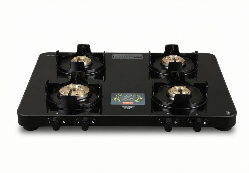 Prestige Edge Schott Glass 4 Burner Gas Stove - Image 2