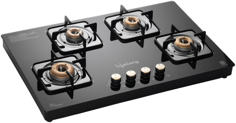 Lifelong HobTop with Toughened Glass Top (4 Burners)