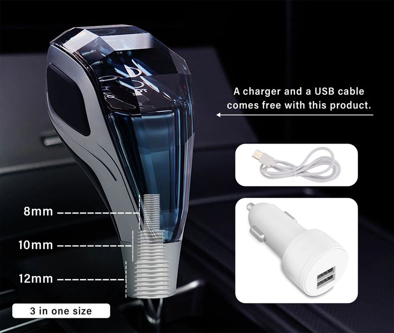 ASRYD VIP Crystal LED Car Gear Knob - Image 6