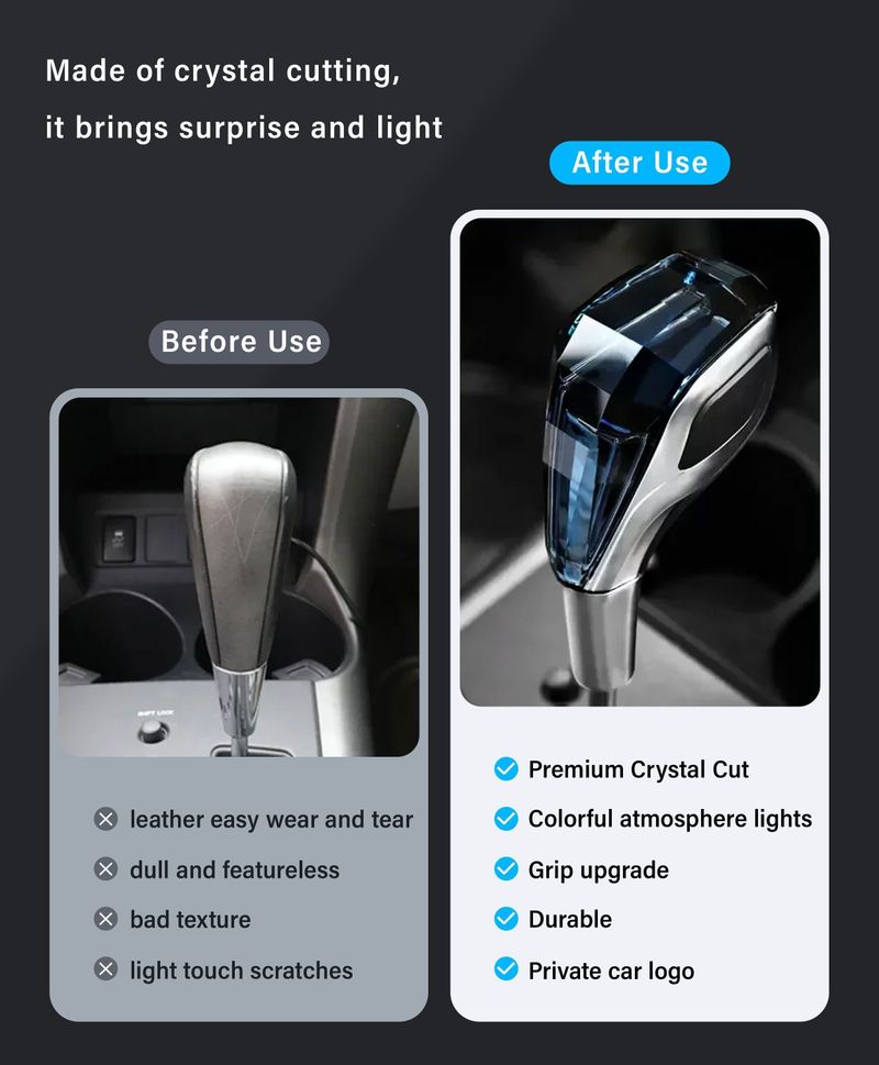 ASRYD VIP Crystal LED Car Gear Knob - Image 3