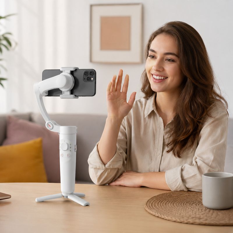 Sauda Tech 3 Axis Mobile Gimbal 300gm - Image 3