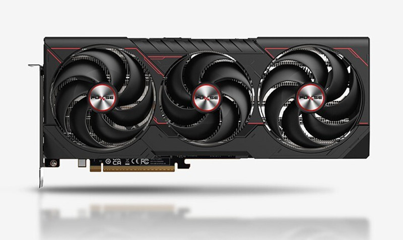 Sapphire Pulse Amd Radeon Rx 9070 Xt Gaming 16Gb Dual Hdmi / Dual Dp GDDR6 16 GB AMD Radeon Chipset 256 bit 2970 MHz Graphics Card (Black, Red, Silver