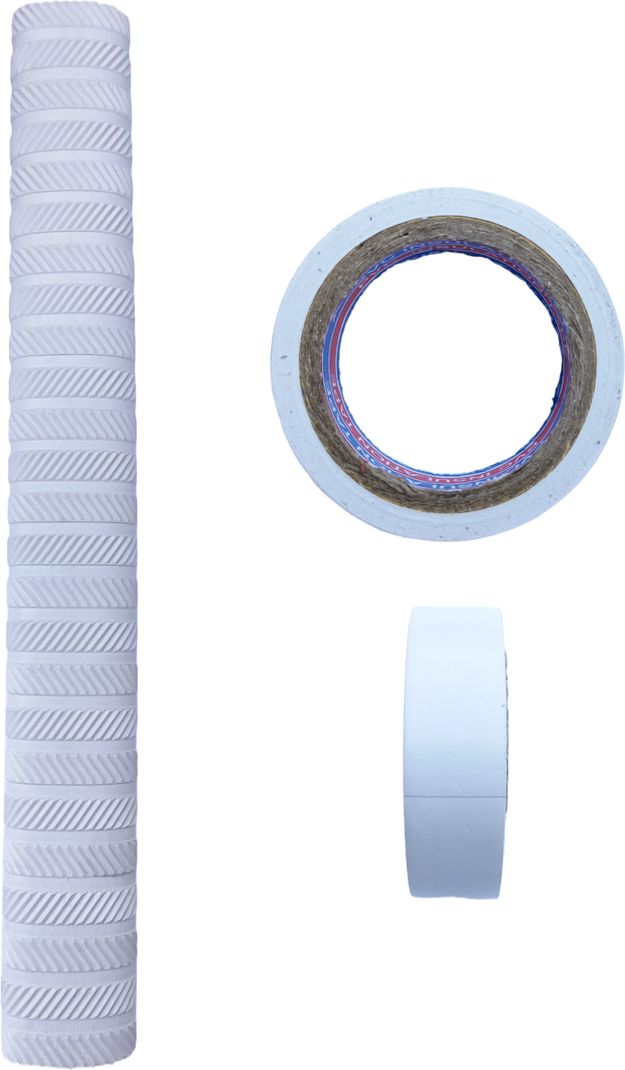 RaiGen White Cricket Bat Grip with White Grip Tape - Image 4