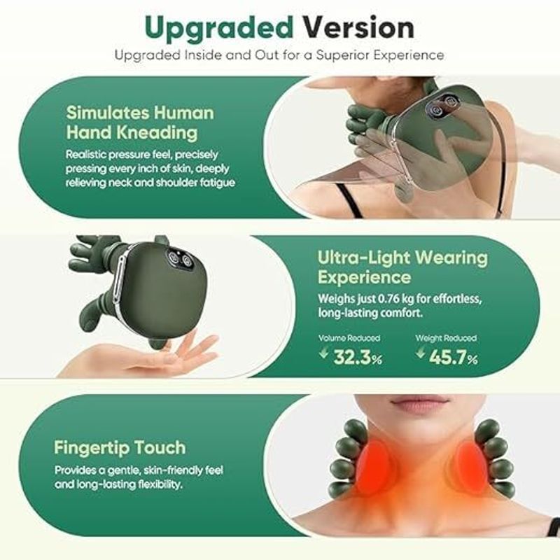 NAYLAXIMPEX Heated Shoulder & Neck Massager - Image 5
