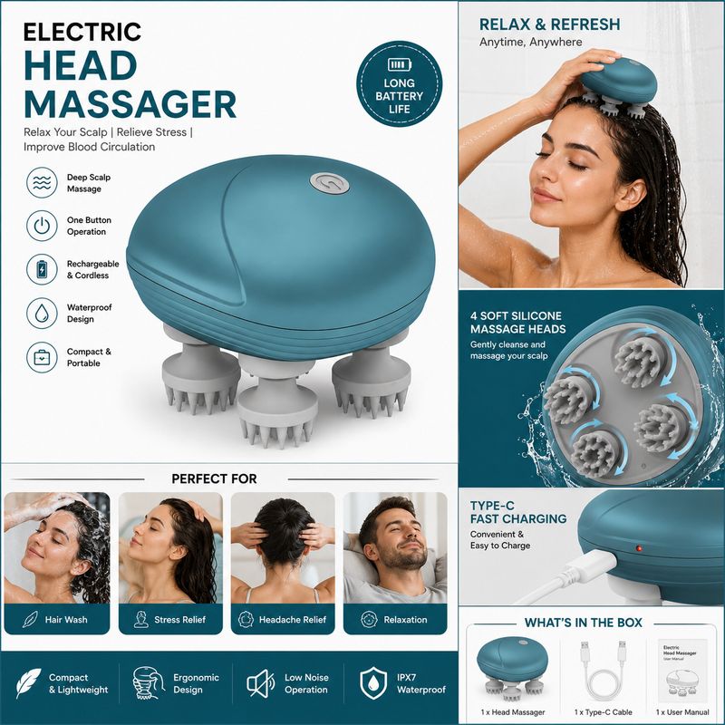 MBUYS MALL Electric Hand Massager - Image 4