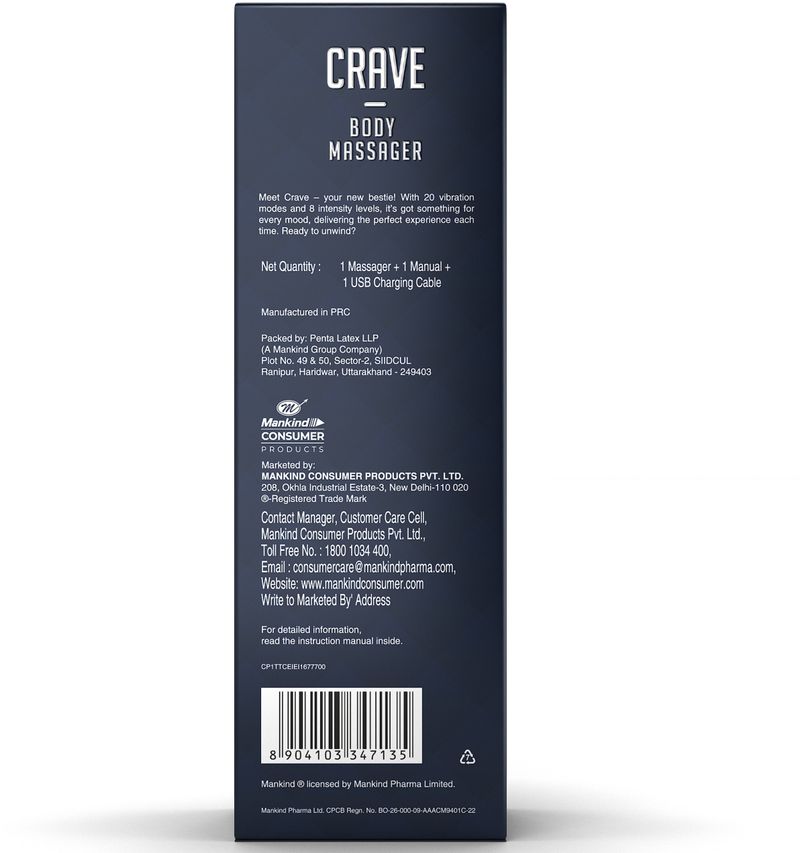 Manforce Epic Crave Personal Massager 20 Modes - Image 6