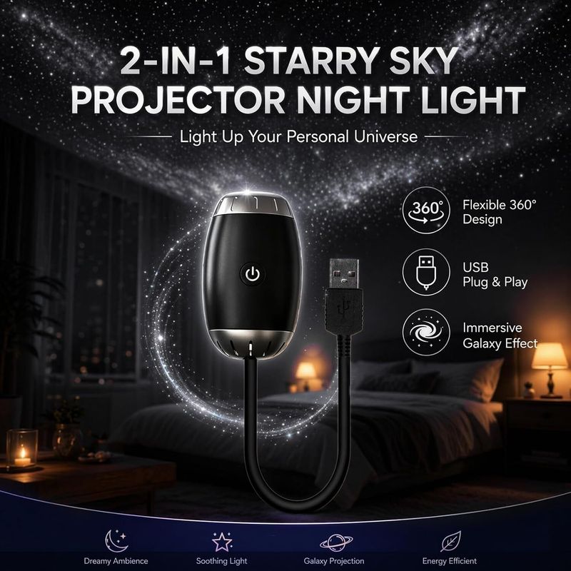 Galaxiaone Galaxy Star Projector Night Lamp - Image 4