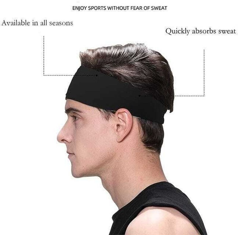 Maa Hosiery Solid Running Sweat Head Band - Image 3