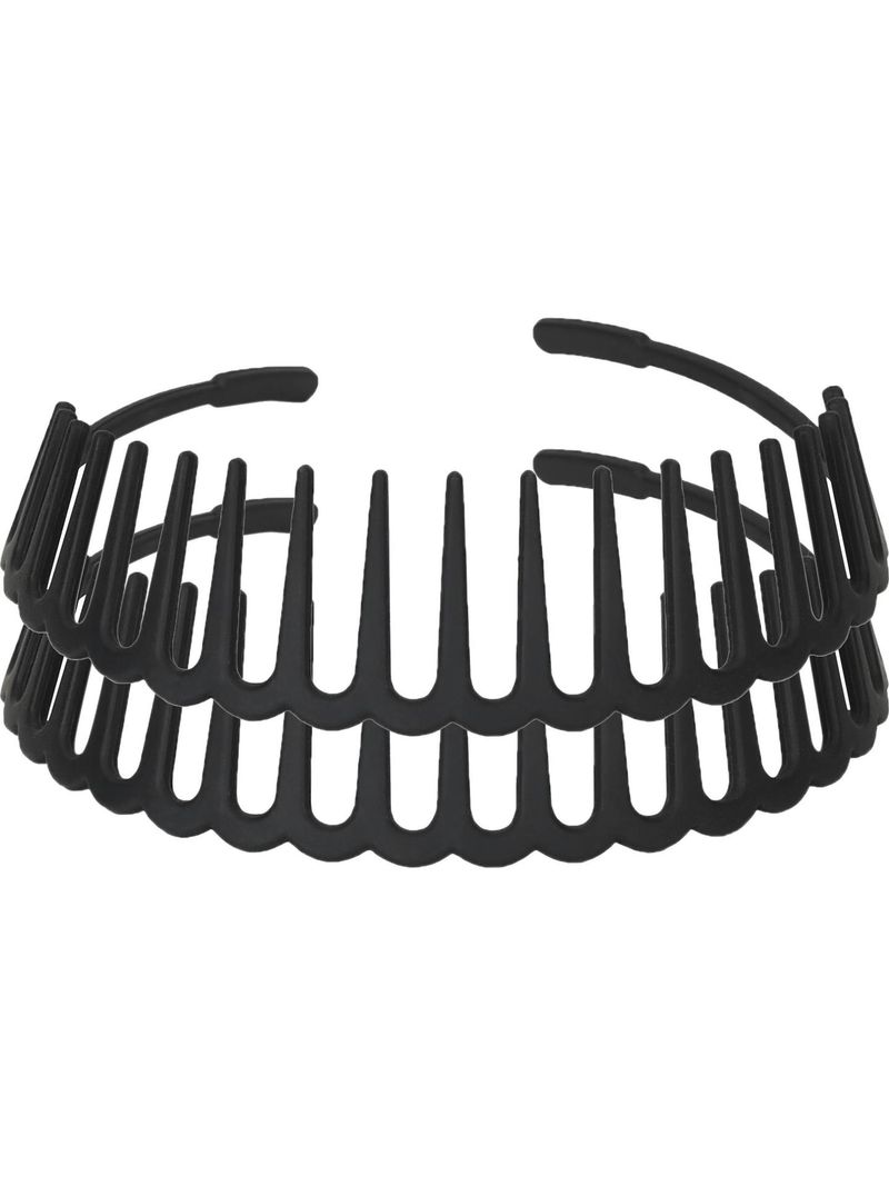 Hairmate Unisex Combed Crown/Shark Teeth Bands (Pack of 2) - Image 2