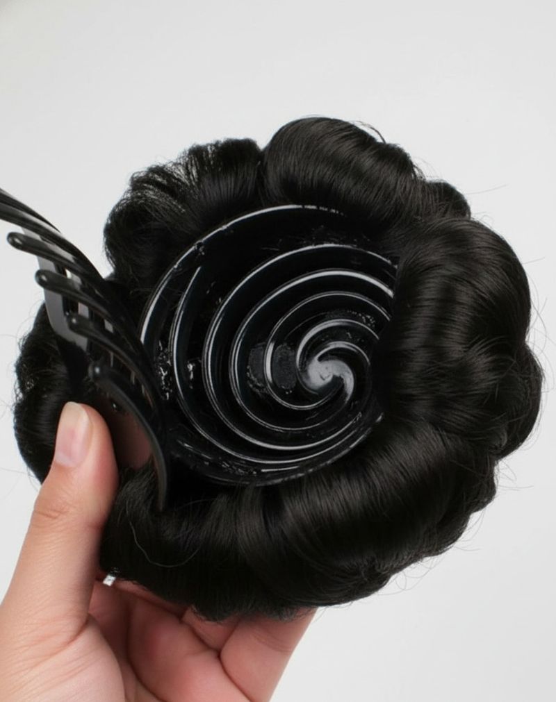 NUI Hair Bun Juda Black - Image 3
