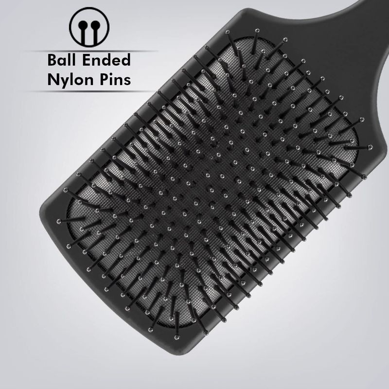 MYN Salon Accessories - Paddle Hair Brush, Round Brush - Image 5