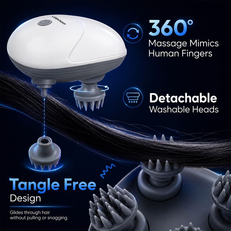 MILDCARES Rechargeable Smart Head Massager - Image 4