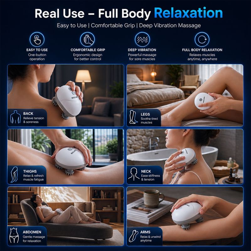 MILDCARES Rechargeable Smart Head Massager - Image 5