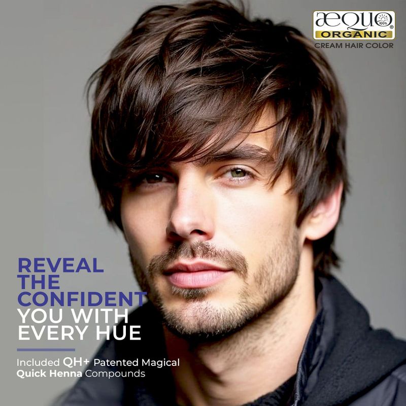 Aequo Organic Men 4G Golden Brown Hair Colour 170ml - Image 3