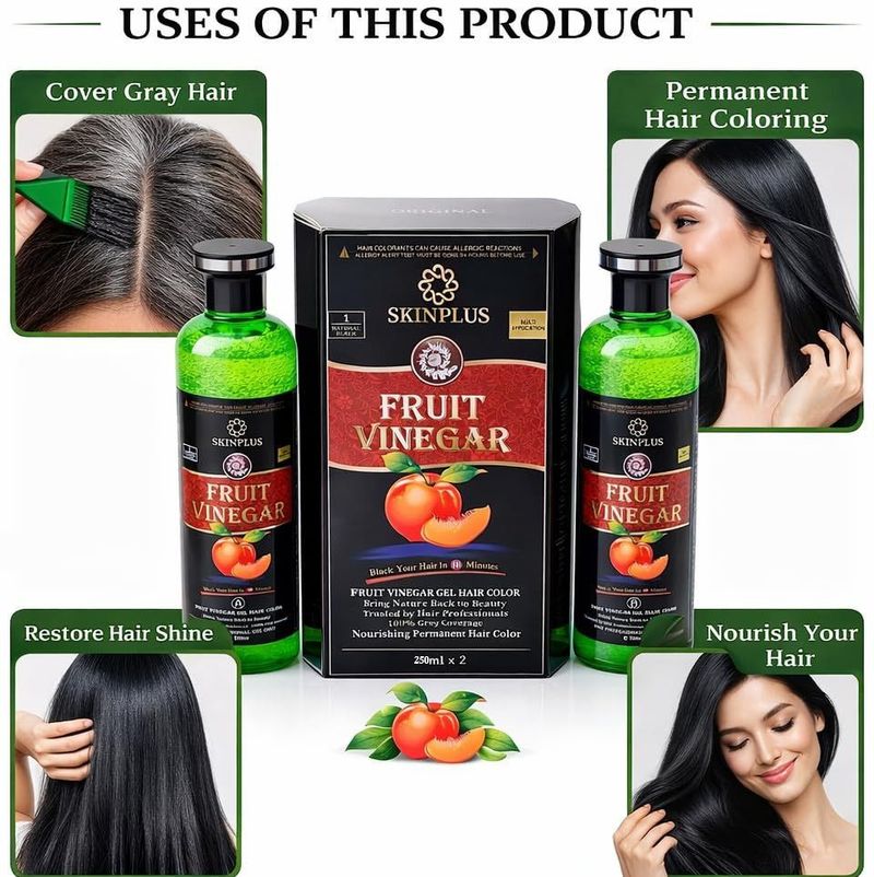 SKINPLUS Fruit Extract Vinegar Gel Hair Color - Image 5