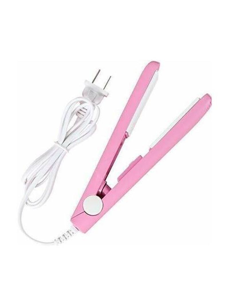HSNAYIR Portable Mini Ceramic Plate Electronic Hair Straightener Hair Curler (Multicolor) - Image 2
