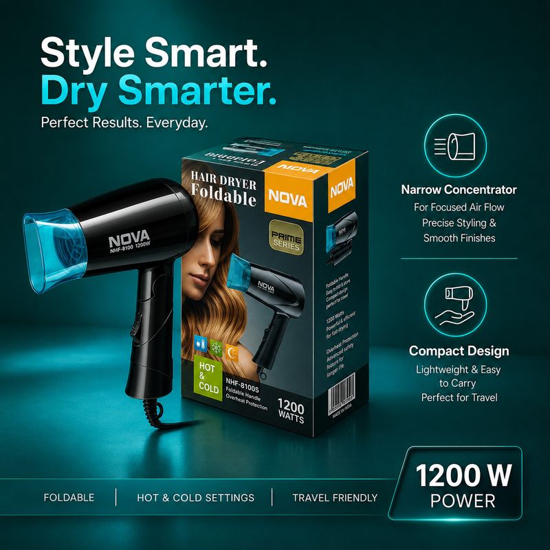 Nova NHP 8100/05 Hair Dryer - Image 4