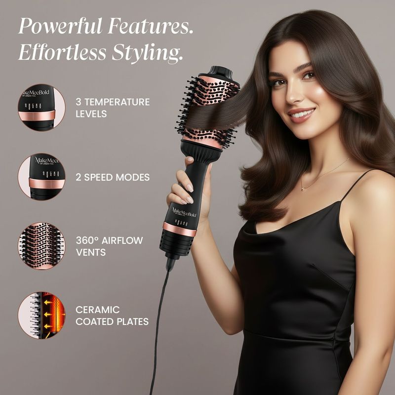 URBANYOG MakeMeeBold Hot Air Brush for Women - Image 4