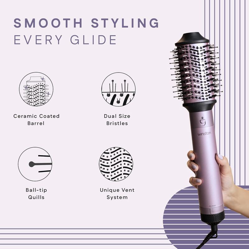 Winston 6 in 1 Volumizer Hot Air Blow Brush & Dryer - Image 5