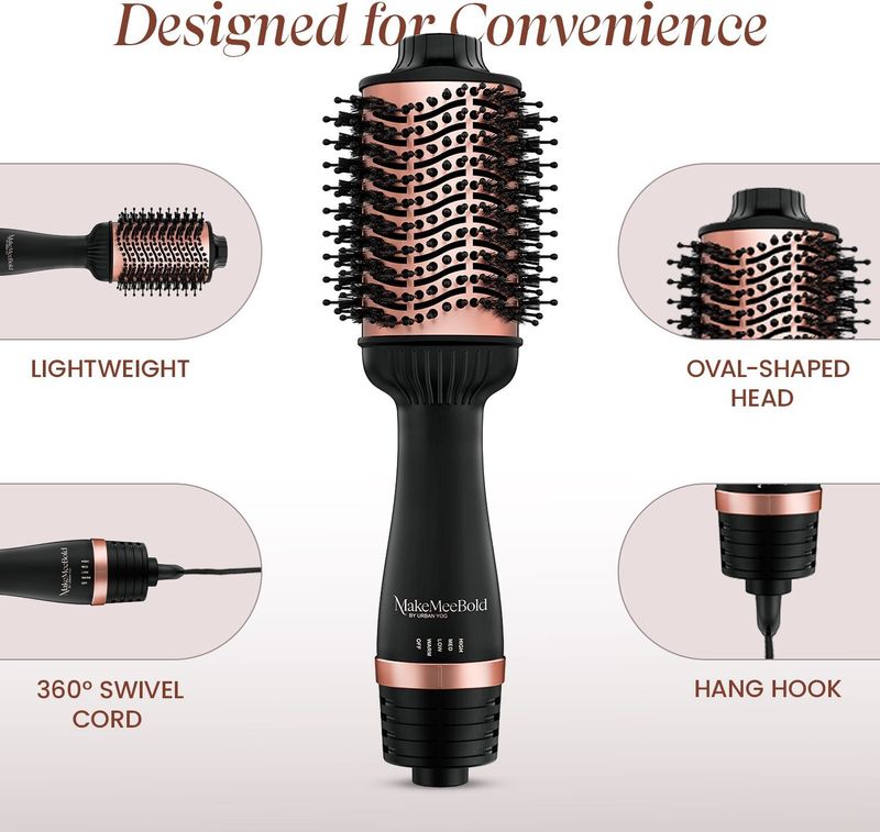 URBANYOG MakeMeeBold Hot Air Brush for Women - Image 6