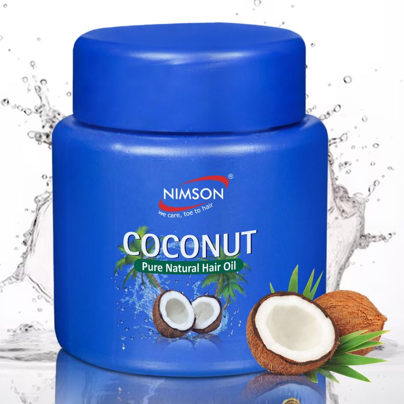 Nimson Coconut Pure Natural Hair Oil For Nourishing and Caring Benefits for Body & Hair à¤à¥à¤¶ तà¥à¤² (500 ml) - Image 2