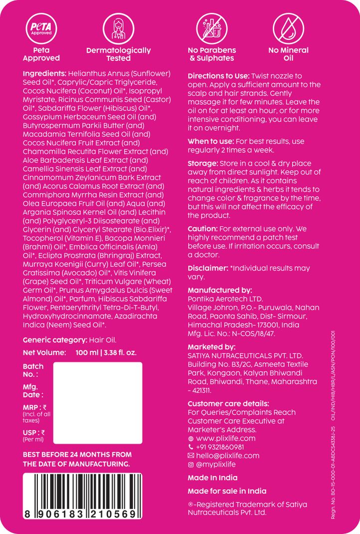 The Plant Fix Plix Bond Repair Hair Oil - Image 3