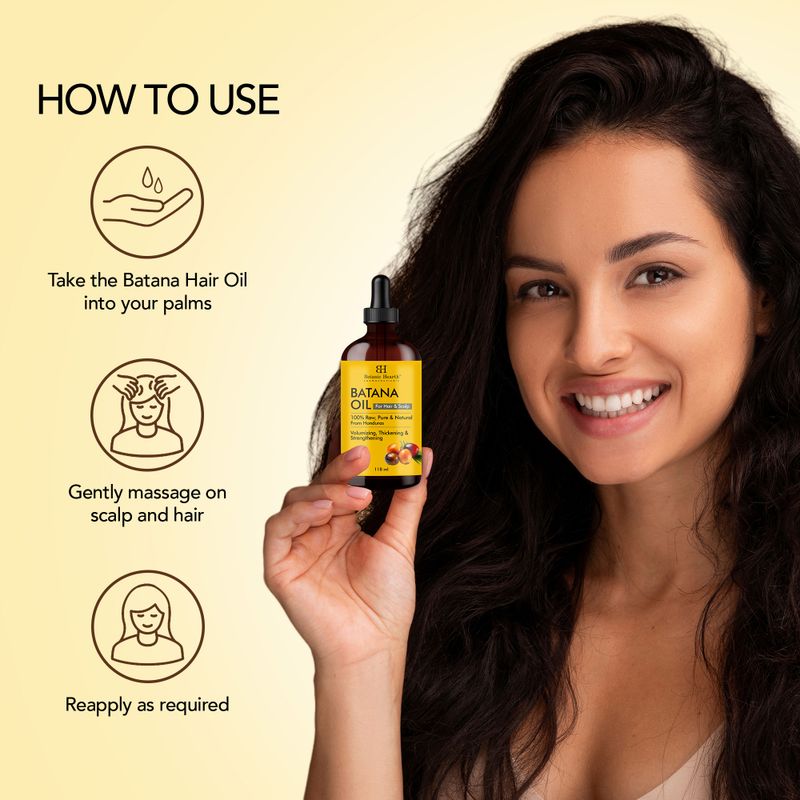 Botanic Hearth 100% Pure Raw Batana Hair Oil 118 ml - Image 5