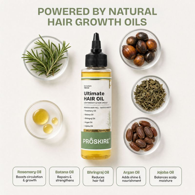Proskire Ultimate Hair Growth Oil 100ml - Image 3