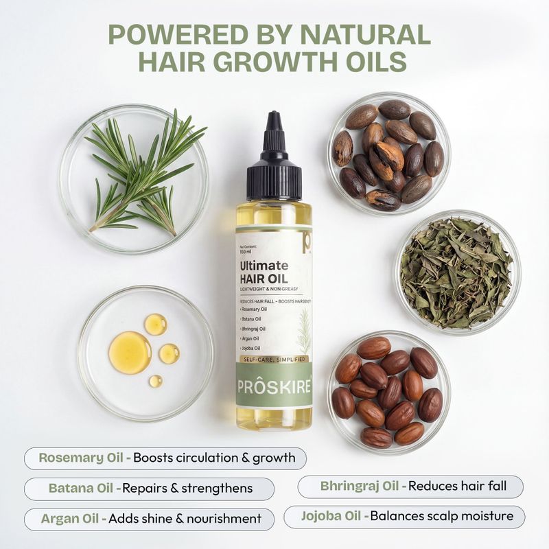 Proskire Ultimate Hair Growth Oil 100ml - Image 3