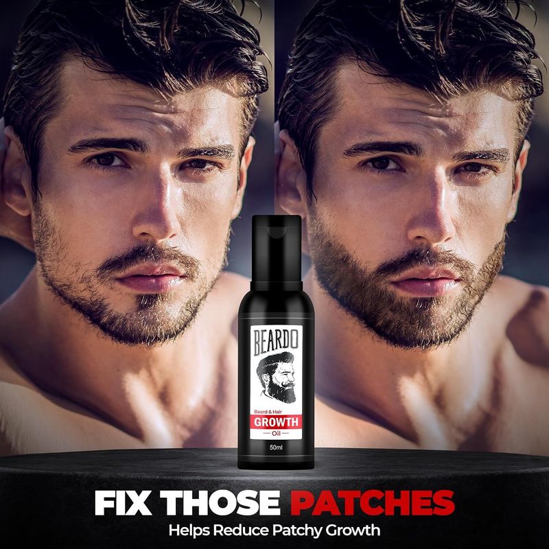 BEARDO Men Beard & Hair Growth Oil 30ml - Image 4