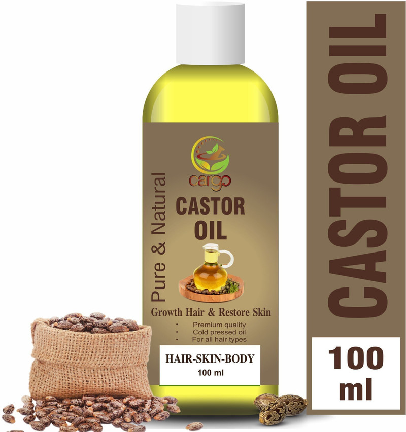 cargo cold pressed castor oil skin hair oil 100ml