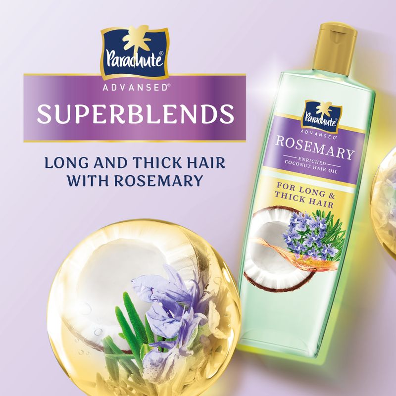 Parachute Advansed Rosemary Coconut Hair Oil 300ml - Image 3