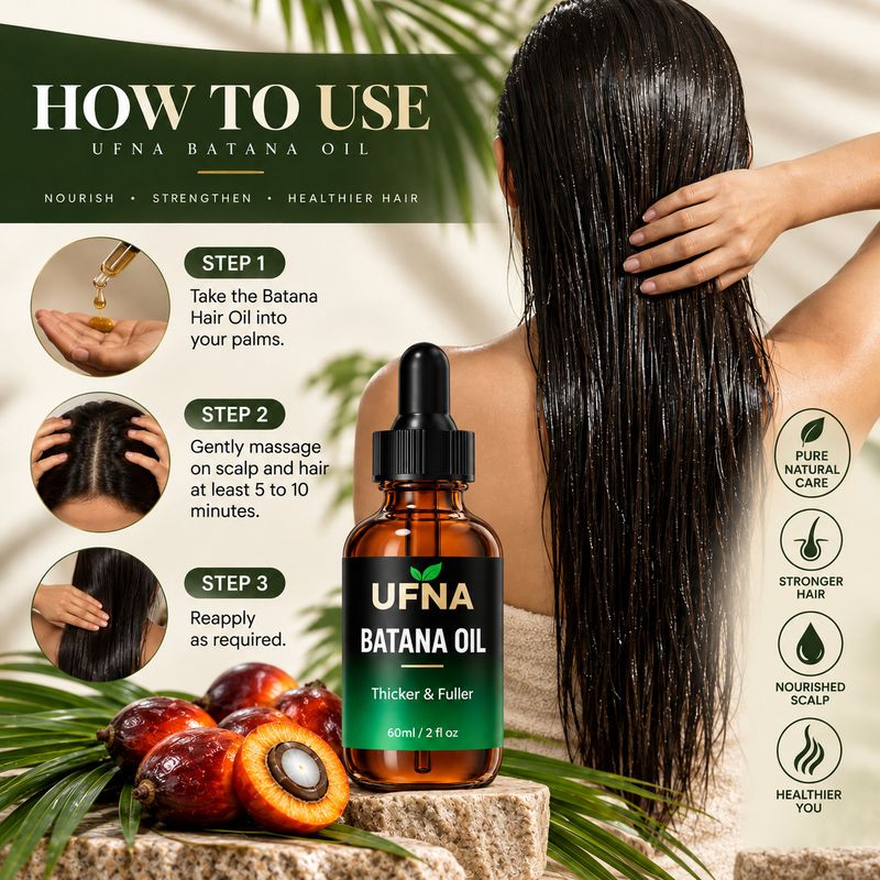 Nexhue UFNA Batana Oil for Hair 60ml - Image 4